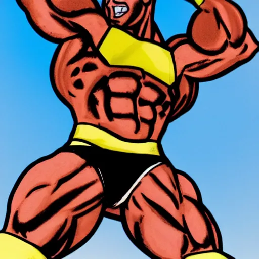 Image similar to Bodybuilder pikachu in Belo Horizonte, concept art