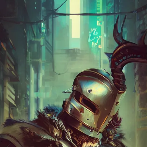 Image similar to cyberpunk viking helmet mask warrior goddess robot ninja fantasy, art gta 5 cover, official fanart behance hd artstation by jesper ejsing, by rhads, makoto shinkai and lois van baarle, ilya kuvshinov, ossdraws