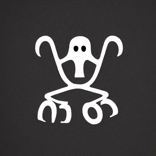 Image similar to skateboard ghost, logo