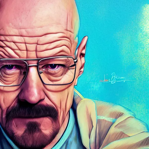 Image similar to Walter White as a Hello Kitty, by Stanley Artgerm Lau, WLOP, Rossdraws, James Jean, Andrei Riabovitchev, Marc Simonetti, Yoshitaka Amano, ArtStation, CGSociety,