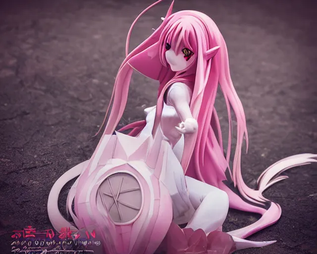 Image similar to Japan Expo isolated magical girl vinyl figure, figure photography, romantic undertones, anime stylized, high detail, ethereal lighting - H 640