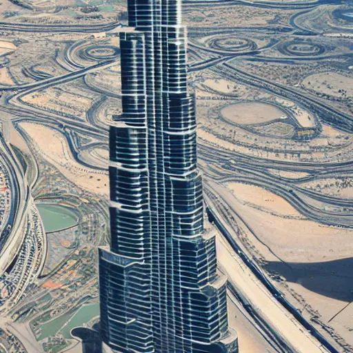 Image similar to burj khalifa but instead a carrot