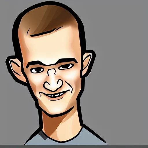 Image similar to vitalik buterin as wojack animation