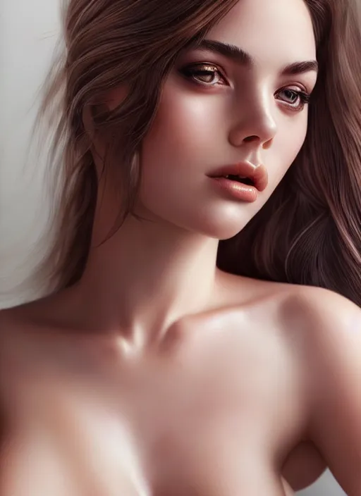 Prompt: a gorgeous female photo, professionally retouched, soft lighting, realistic, smooth face, full body shot, torso, dress, perfect eyes, wide angle, sharp focus on eyes, 8 k high definition, insanely detailed, intricate, elegant, art by artgerm and johannes wessermark and rodney amirebrahimi