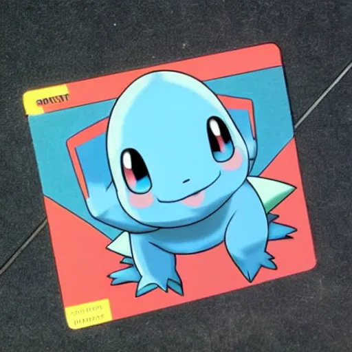 Prompt: vince vaughn as a squirtle on a pokemon card in the 1 9 9 0 s