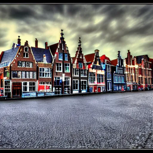 Prompt: alkmaar citycape hdr photo award winning