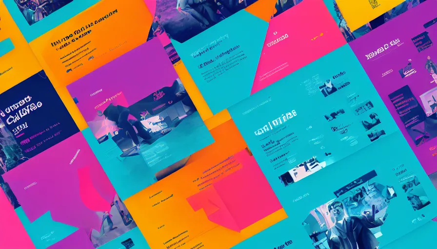 Image similar to trend behance case, web 3. 0, webgl, 3 d, colourful, ux, ui, typography