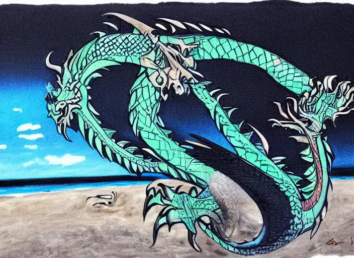 Black Dragon at Beach