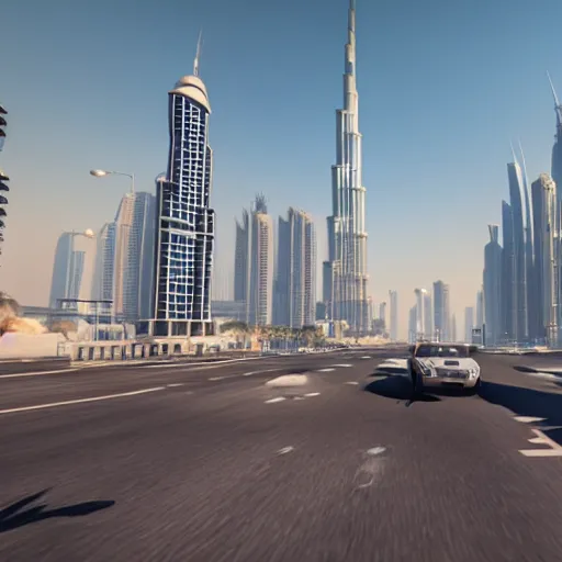 Image similar to gta : dubai, clear focus