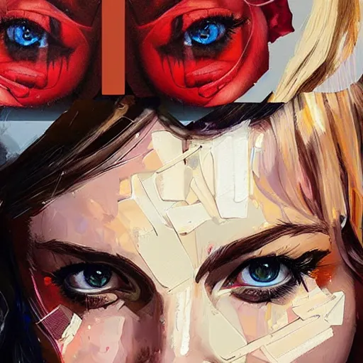 Image similar to beautiful girl portrait by sandra chevrier, artstation, hd