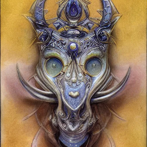 Image similar to detailed and sharp taurus artwork, mystic style, detailed, 8 k, detailed, symmetrical, by brian froud