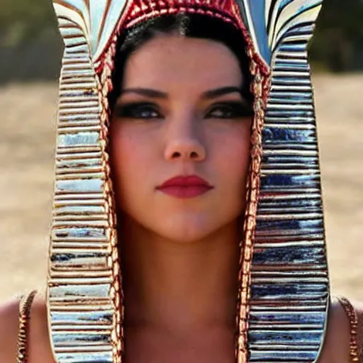 Prompt: Scarlett Johnasson as an Egytian goddess