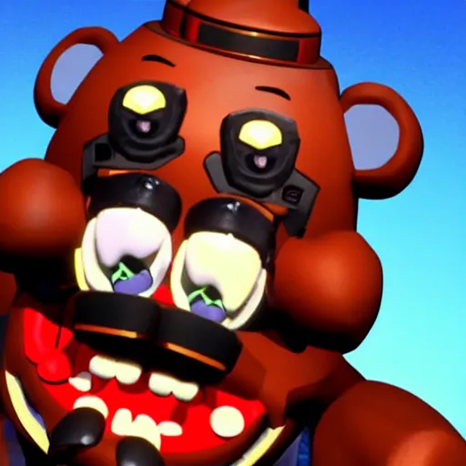 Image similar to Kenan Thompson as a Five Nights at Freddy's animatronic, high quality, unreal engine 5 render, high quality render, octane render, photo realistic, ultra detail, cinematic lighting, realistic