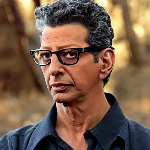 Prompt: Jeff Goldblum starring in the Twilight Saga, a movie scene from Twilight