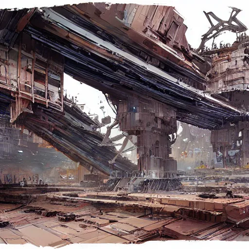 Image similar to an incredible mega structure by ian mcque