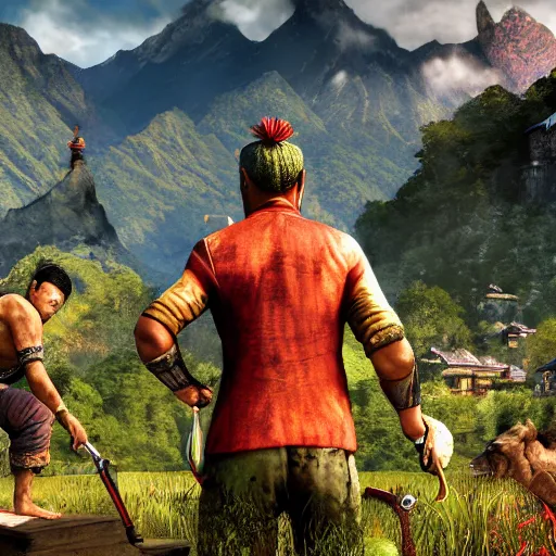 Image similar to far cry 4 shangrila, shangri li, fc 4