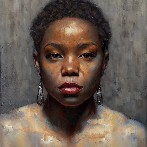 Prompt: a portrait of a character by tim okamura