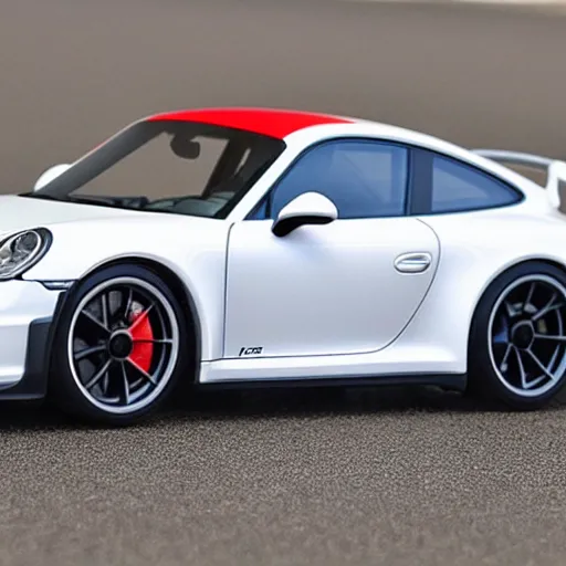 Prompt: a porsche 9 1 1 gt 3 as a fluffy children toy