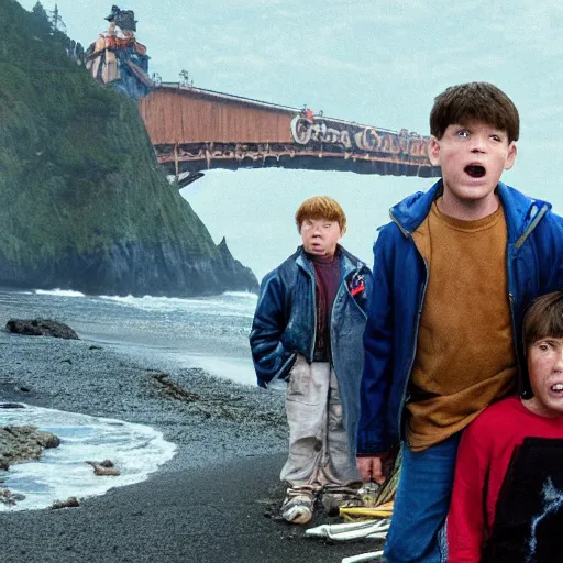 Image similar to A still image from Goonies 2