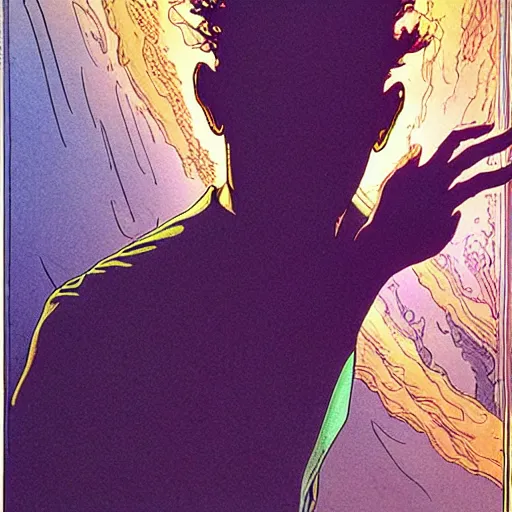 Image similar to morpheus by moebius,