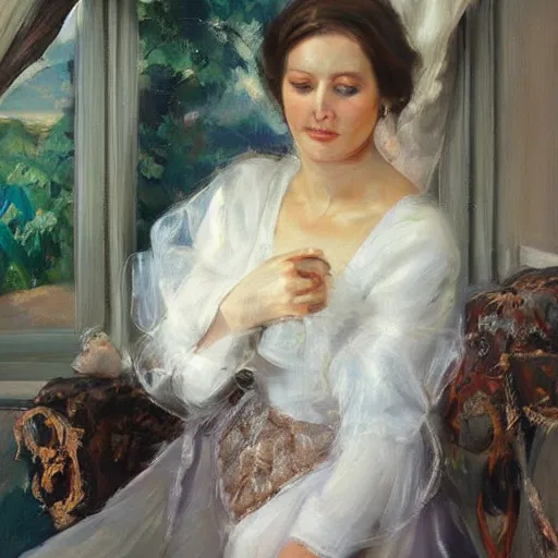 Image similar to The faithful wife by Vladimir Volegov