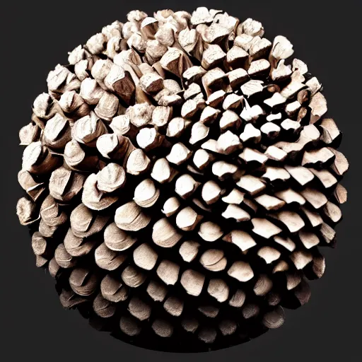 Image similar to the death star, in the shape of a pinecone, digital art, trending on art station, high quality, uhd 8 k, beautiful