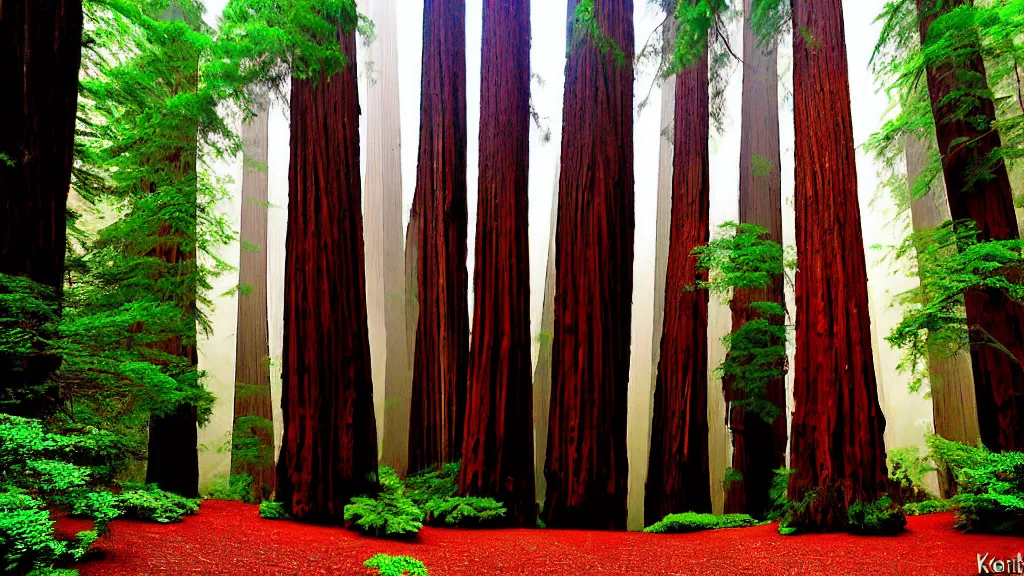 Image similar to San Francisco intertwined with Redwoods; by Klaus Bürgle; Location: San Francisco, California;