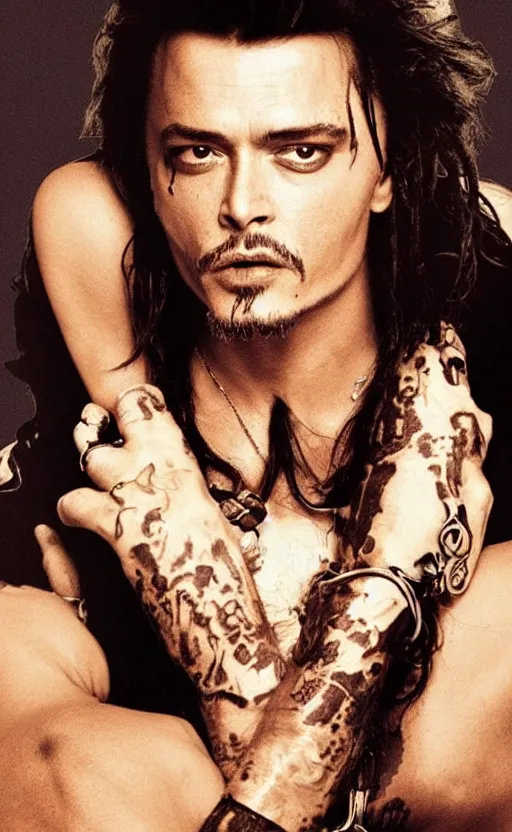 Image similar to femenine johnny deep