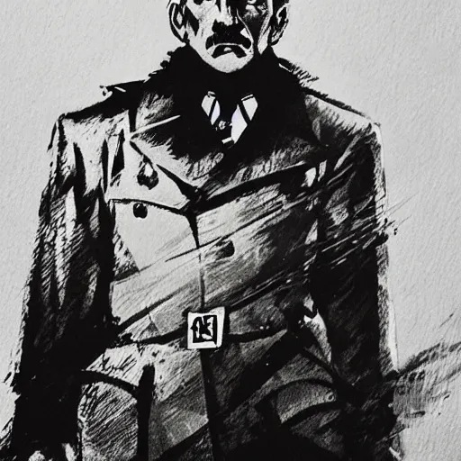 Image similar to Adolf Hitler by Yoji Shinkawa