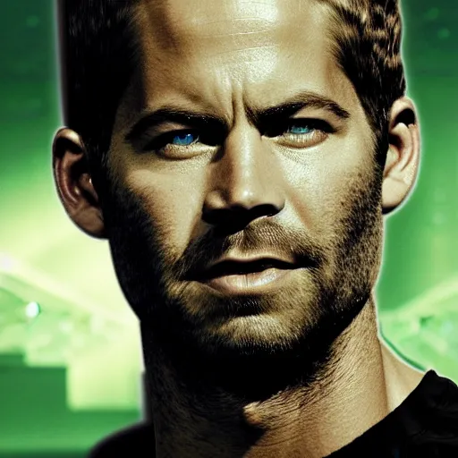 Image similar to if Paul Walker was the hulk, cinematic, epic, cool, photo realistic, 4k, high detail