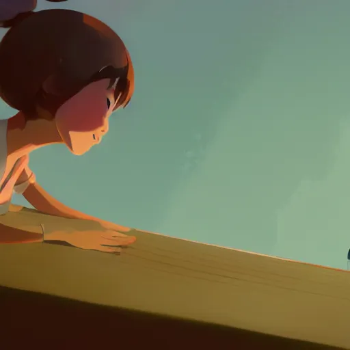 Image similar to tread softly because you tread on my dreams, detailed, cory loftis, james gilleard, atey ghailan, makoto shinkai, goro fujita, studio ghibli, rim light, exquisite lighting, clear focus, very coherent, plain background