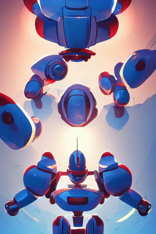 Image similar to metabots medabots medarotto medarot robot minimalist comics, behance hd by jesper ejsing, by rhads, makoto shinkai and lois van baarle, ilya kuvshinov, rossdraws global illumination ray tracing hdr radiating a glowing aura