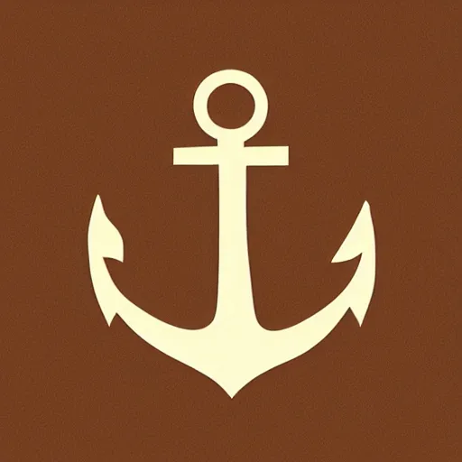 Image similar to vector symbol of an anchor