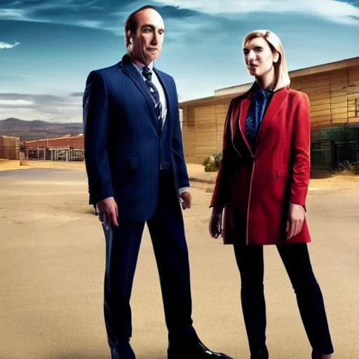 Prompt: better call Saul and Kim wexler