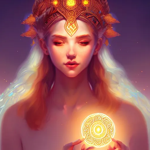 Image similar to Goddess of light, highly detailed, digital painting, artstation, concept art, smooth, sharp focus, illustration, sakimichan
