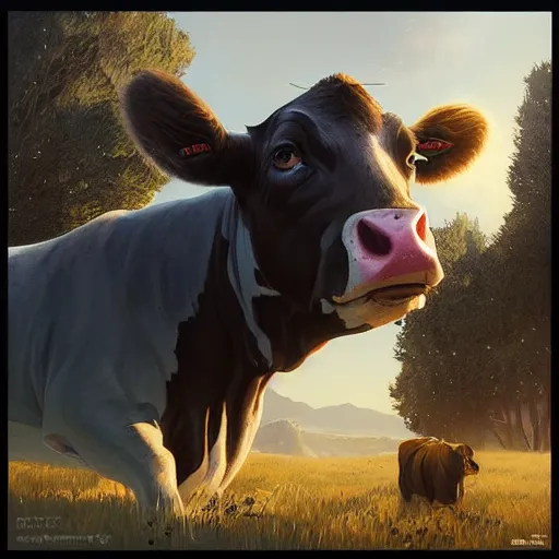 Prompt: highly detailed portrait 🐄, in gta v, stephen bliss, unreal engine, fantasy art by greg rutkowski, loish, rhads, ferdinand knab, makoto shinkai and lois van baarle, ilya kuvshinov, rossdraws, tom bagshaw, global illumination, radiant light, detailed and intricate environment