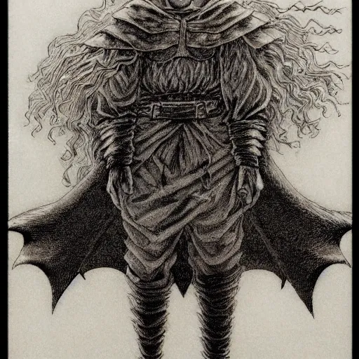 Image similar to a portrait of man by kentaro miura