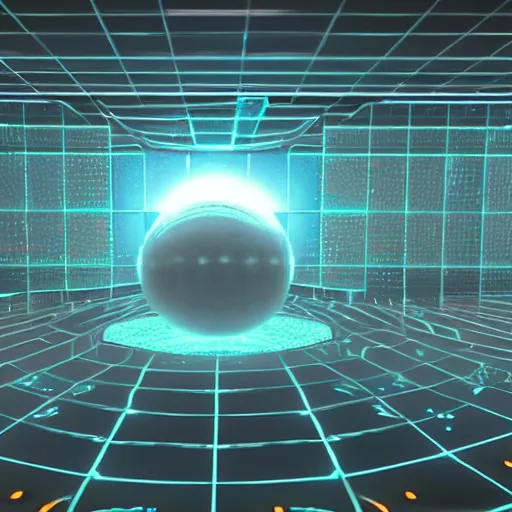 Image similar to multiverse beeple style, octane render