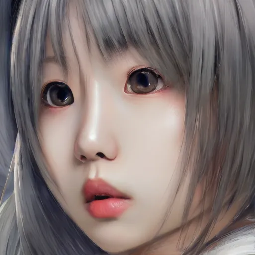 Prompt: dynamic composition, motion, ultra-detailed, incredibly detailed, a lot of details, amazing fine details and brush strokes, colorful and grayish palette, smooth, HD semirealistic anime CG concept art digital painting, watercolor oil painting of a Korean schoolgirl, by a Chinese artist at ArtStation, by Huang Guangjian, Fenghua Zhong, Ruan Jia, Xin Jin and Wei Chang. Realistic artwork of a Chinese videogame, gradients, gentle an harmonic grayish colors.