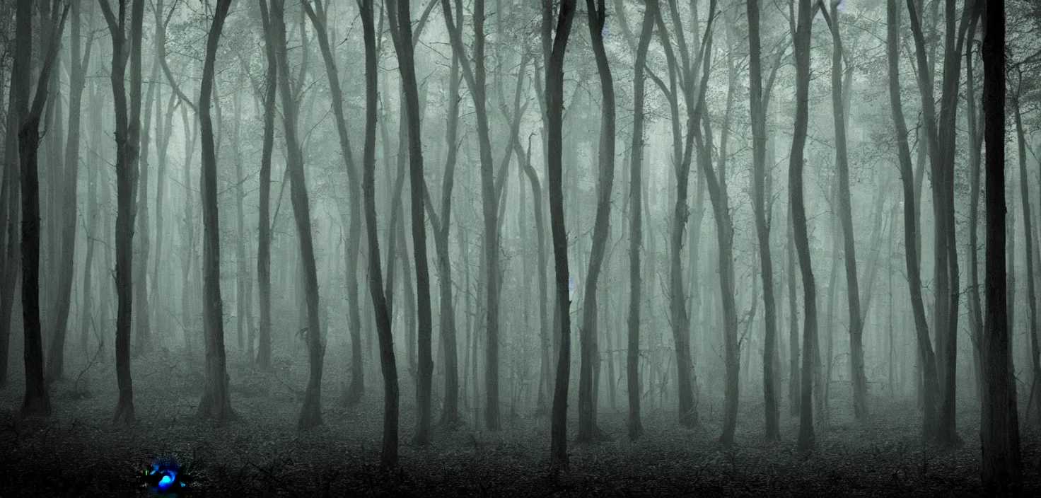 Prompt: dark forest by caesar ray