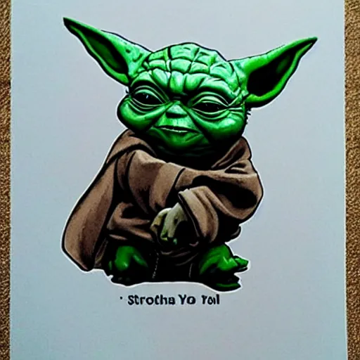 Image similar to chibi yoda