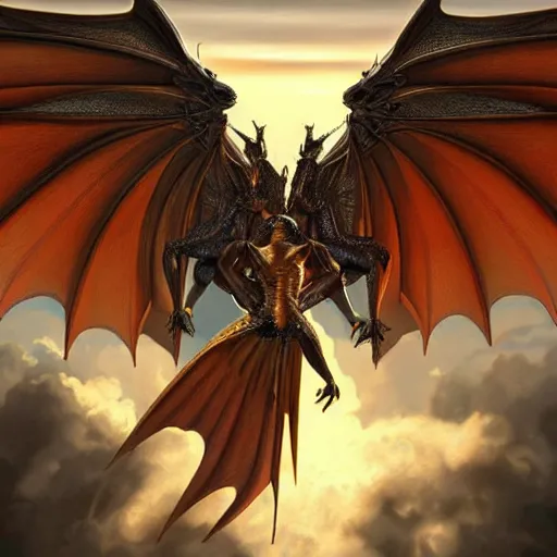 Image similar to Perfectly-centered photograph of a Winged Dragon, lifelike, super highly detailed, professional digital painting, artstation, concept art, smooth, sharp focus, extreme illustration, Unreal Engine 5, Photorealism, HD quality, 8k resolution, cinema 4d, 3D, beautiful, cinematic, art by artgerm and greg rutkowski and alphonse mucha and loish and WLOP