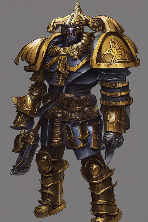 Image similar to armor portrait heros warhammer 4 0 k horus heresy fanart - the primarchs emperor by johannes helgeson animated with vfx concept artist & illustrator global illumination ray tracing hdr fanart arstation zbrush central hardmesh 8 k octane renderer comics stylized