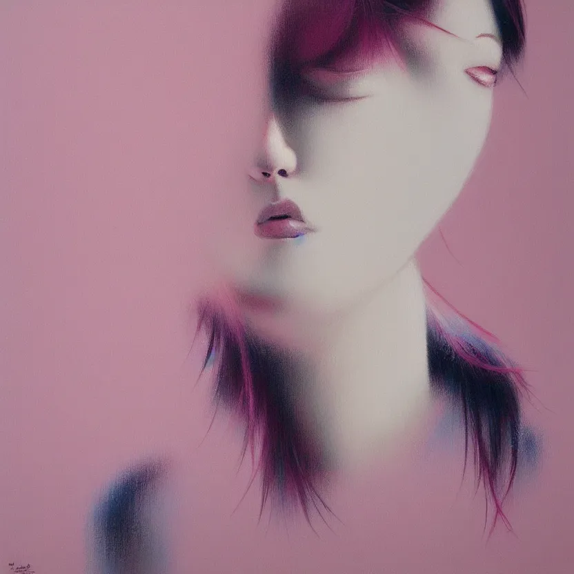 Image similar to neo - pop fine art figurative painting by yoshitomo nara in an aesthetically pleasing natural and pastel color tones, modern western pop culture influences