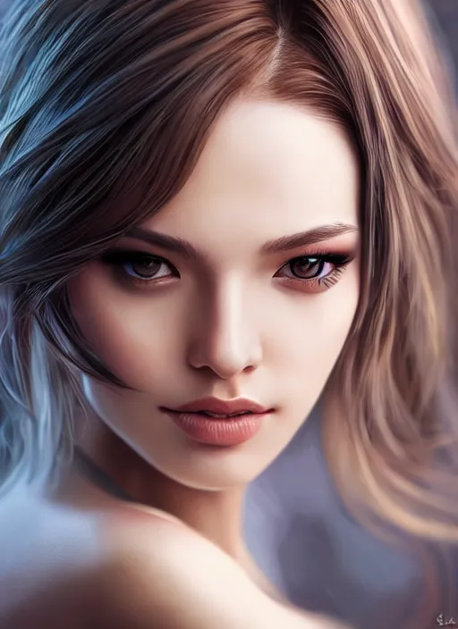 Prompt: photo of a gorgeous young woman, realistic, sharp focus, 8k high definition, insanely detailed, intricate, elegant, art by stanley lau and artgerm