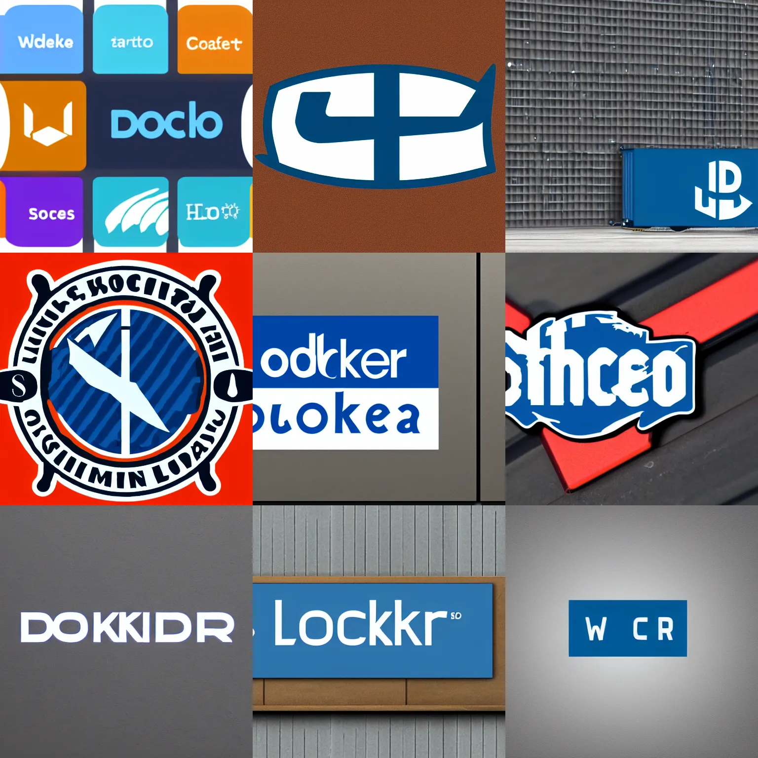 Prompt: Docker logo