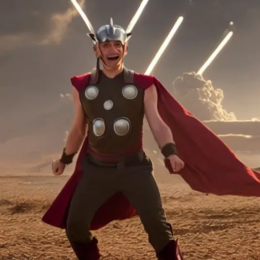 film still of Mr Bean as Thor in Avengers Endgame | Stable Diffusion ...