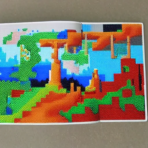 Prompt: pixel art landscape by kai vermehr, steffen sauerteig, svend smital