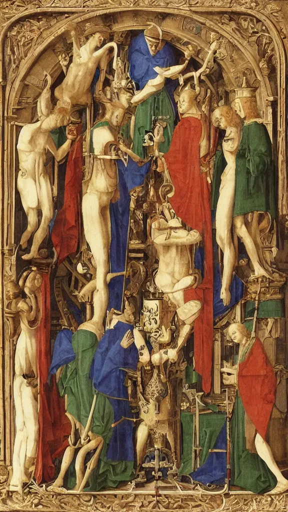 Image similar to esoteric art by george ripley, circa 1 4 7 0