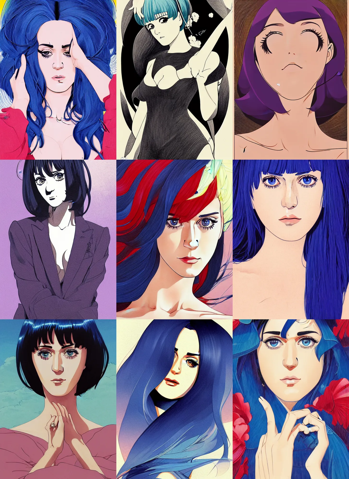 Prompt: un dia de paz! katy perry, arte koto no ha no niwa, makoto shinkai, moebius, milo manara, hugo pratt, french comic art, semi - realistic anime, portrait, beautiful face, symmetrical face, trending on pixiv, detailed, clean lines, sharp lines, crisp lines, award winning illustration, masterpiece, 4 k